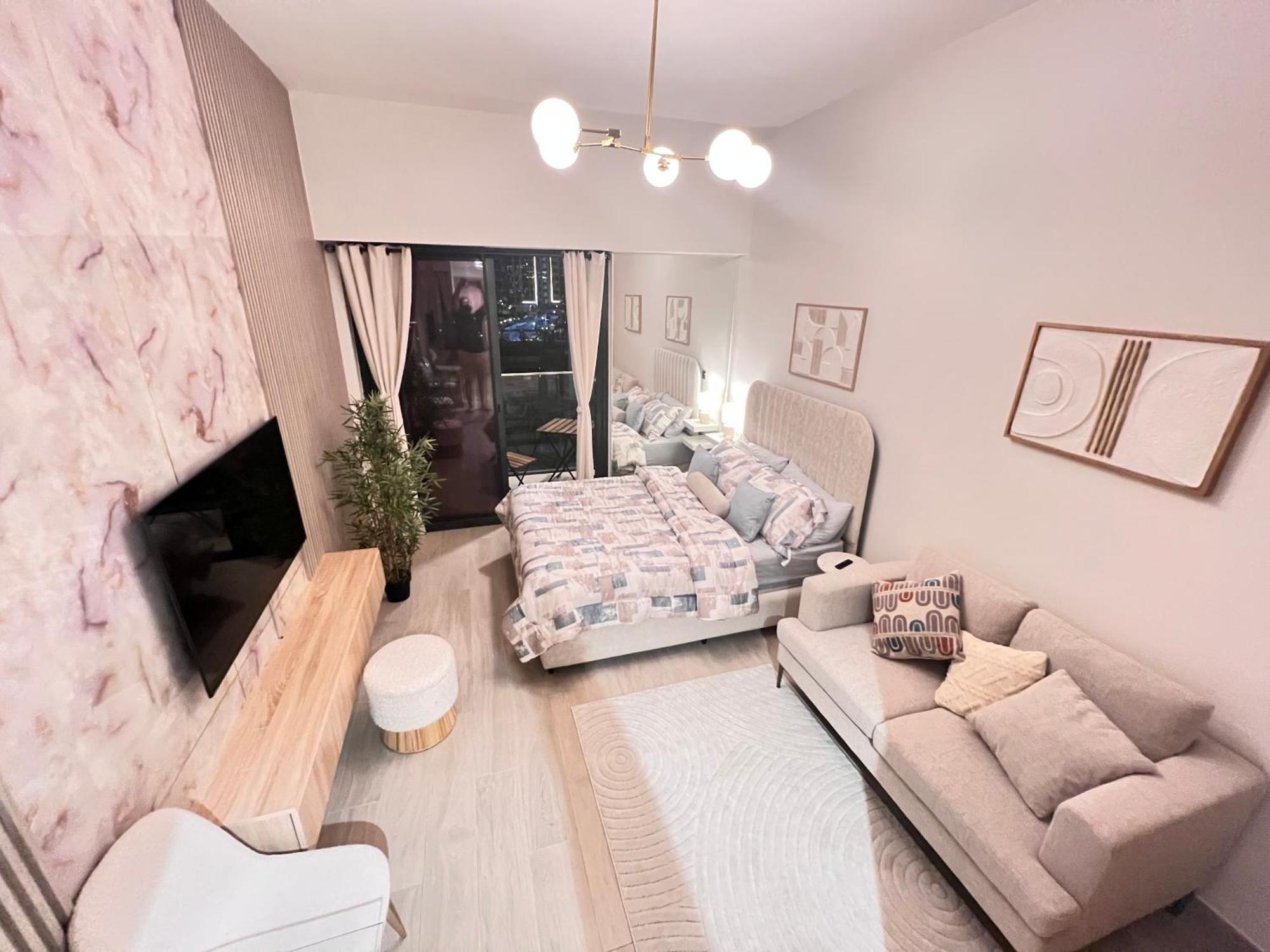 Charming Cozy Studio Apartment Dubai Ngoại thất bức ảnh